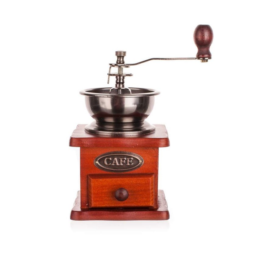 Mlýnek na kávu CAFE ruční, dřevo/kov - Kuchyně kuchyňské náčiní a pomůcky