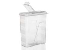 Dóza dávkovací 2l/20,5x8,6cm bílé víčko, PH