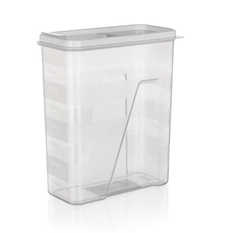 Dóza dávkovací 2,5l/25,5x8,6cm bílé víčko, PH - Kuchyně skladování a zavařování potravin a nápojů