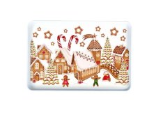 Podnos Perníková vesnička 44,4x27cm melamin