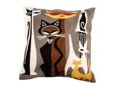 Návlek na polštář 45x45cm Kočky, bavlna