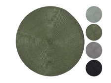 Prostírání 38cm mix barev, PP/tkanina