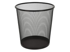 Koš na papír 16l černý, kov