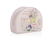 Stojánek na ubrousky 10x8cm Lavender, keramika