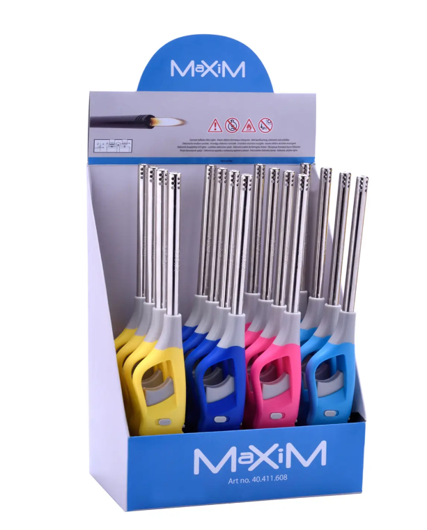 Zapalovač plyn.26,5cm Maxim, mix barev Zapalovač plyn.26,5cm Maxim, mix barev - Domácnost a úklid potřeby a pomůcky pro domácnost