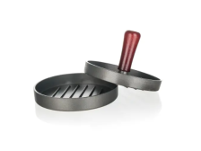 Tvořítko na hamburgery pr.12/8cm Al/dřevo