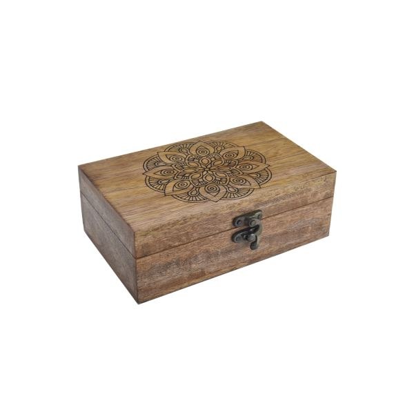 Krabička s Mandalou 19x6,5cm mangovník Krabička s Mandalou 19x6,5cm mangovník