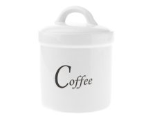Dóza Coffee 830ml bílá, keramika