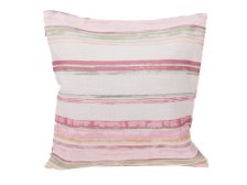Návlek na polštář 45x45cm Proužky růžové, bavlna