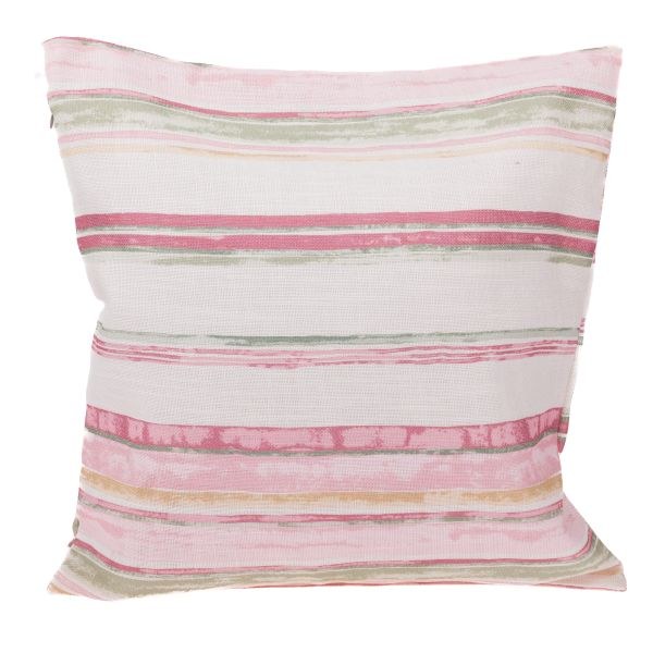 Návlek na polštář 45x45cm Proužky růžové, bavlna Návlek na polštář 45x45cm Proužky růžové, bavlna - Domácnost a úklid bytové dekorace, textilní doplňky