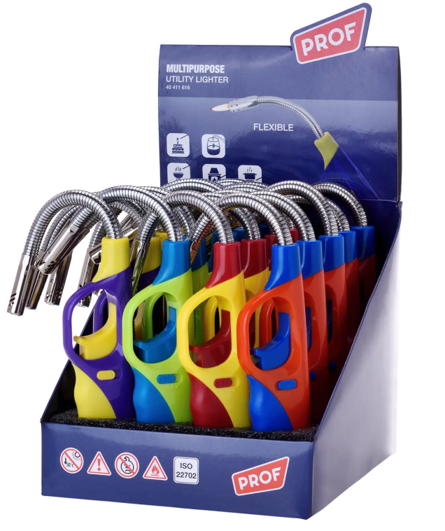 Zapalovač plyn 25cm ohebný, mix barev Zapalovač plyn 25cm ohebný, mix barev - Domácnost a úklid potřeby a pomůcky pro domácnost