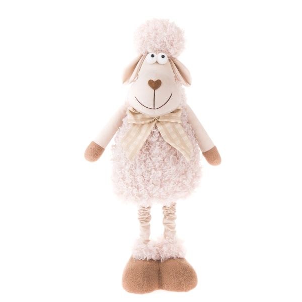 Ovečka 18/50cm teleskop.nohy, textil - Domácnost a úklid Jaro + Velikonoce