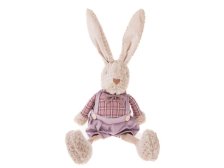 Zajíc sedící 56cm, textil