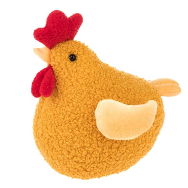 Slepice 19cm žlutá , textil Slepice 19cm žlutá , textil