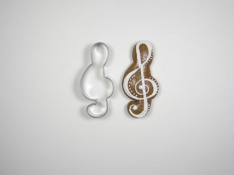 Vykrajovačka Houslový klíč, nerez - Kuchyně pečení, koření