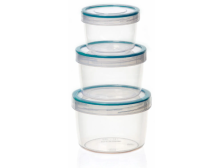 Sada dóz 3ks/0,25+0,5+0,7l plast/silikon