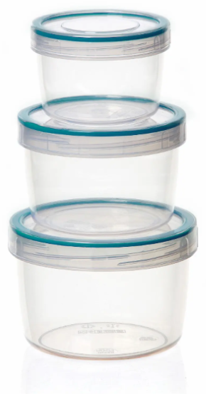 Sada dóz 3ks/0,25+0,5+0,7l plast/silikon Sada dóz 3ks/0,25+0,5+0,7l plast/silikon - Kuchyně skladování a zavařování potravin a nápojů