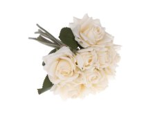 Kytice růží 26cm čajová