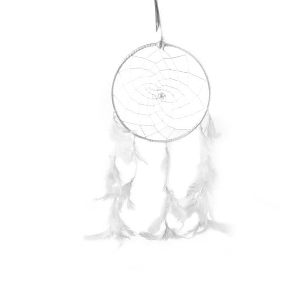 Lapač snů 15x40cm bílý