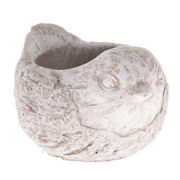 Květináč Ptáček 13,5cm beton - Domácnost a úklid bytové dekorace, textilní doplňky