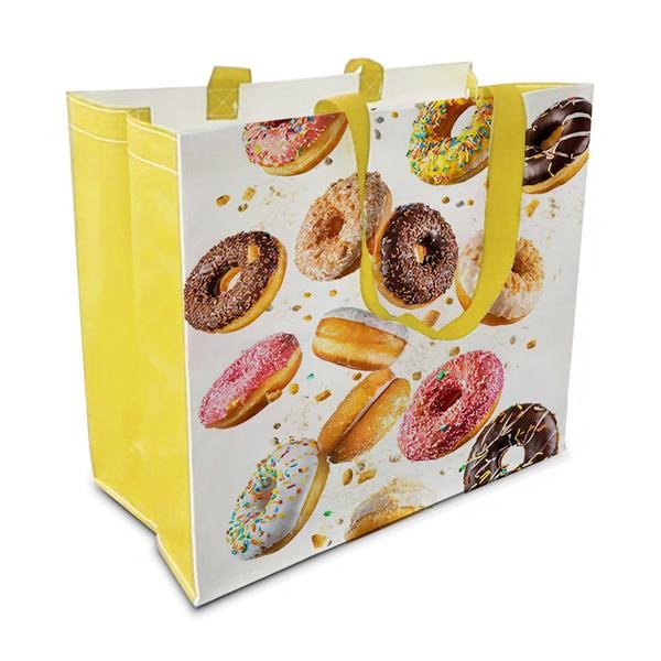 Taška nákupní Donuts 43x37x21,5cm - Domácnost a úklid nákupní a dárkové tašky, koše, obaly