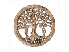 Strom života v kruhu 26,5cm mangovník