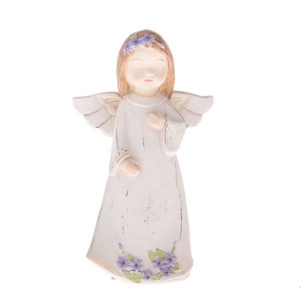 Anděl 11cm, polyresin - Domácnost a úklid bytové dekorace, textilní doplňky