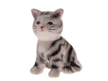 Kočka 8,6cm sedící, keramika