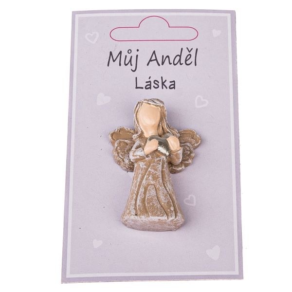 Můj Anděl LÁSKA magnet - Domácnost a úklid bytové dekorace, textilní doplňky