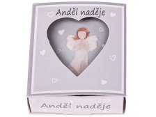 Srdce Anděl naděje, porcelán