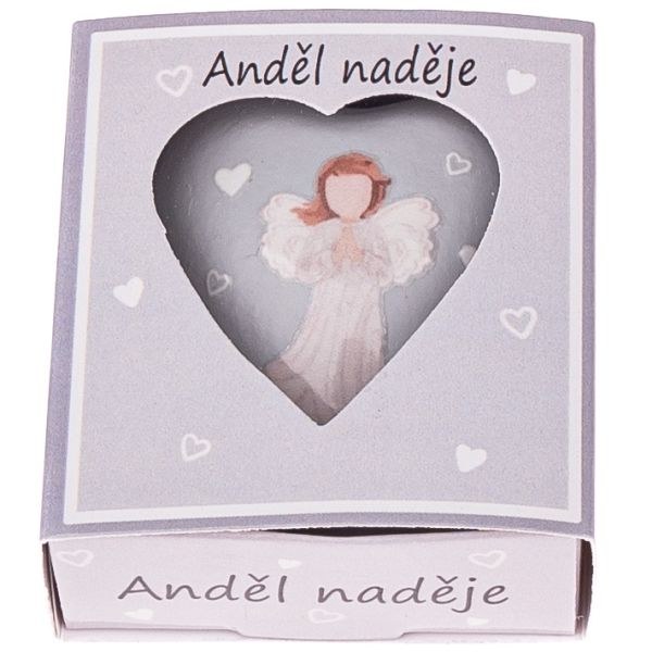 Srdce Anděl naděje, porcelán