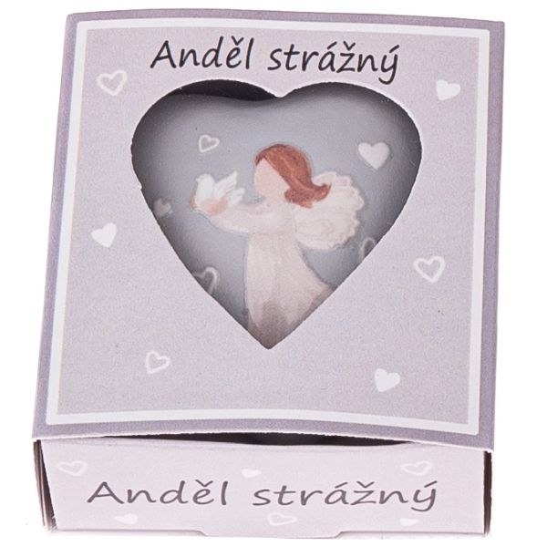 Srdce Anděl strážný, porcelán