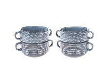 Miska s uchy 470ml/12cm mix dekorů, keramika