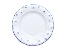 Talíř hluboký 24cm Benedikt modrotisk