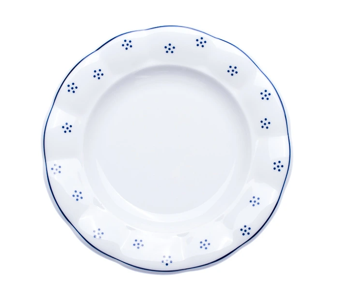 Talíř hluboký 24cm Benedikt modrotisk - Kuchyně stolování