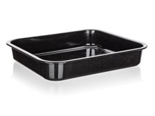 Plech na peč.41x37x7cm Black, smalt