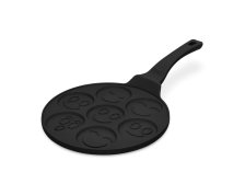 Lívanečník 26cm Smajlíci titanový povrch