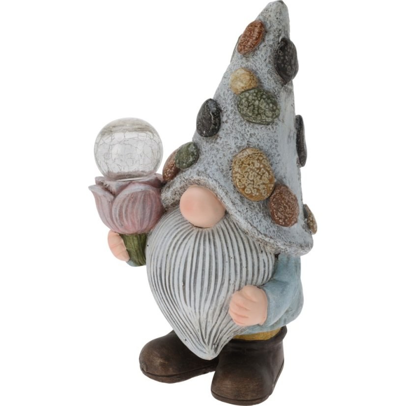 Dekorace Trpaslík zahradní solární lampa tulipán Dekorace Trpaslík zahradní solární lampa tulipán - Domácnost a úklid bytové dekorace, textilní doplňky