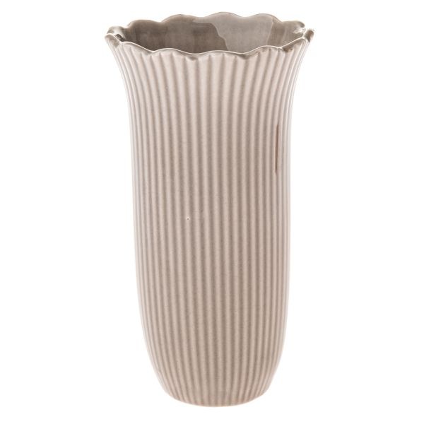 Váza 17,7cm béžová, porcelán - Domácnost a úklid bytové dekorace, textilní doplňky