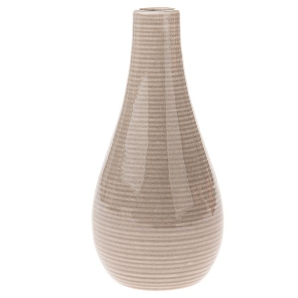 Váza 14,7cm béžová, porcelán