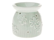 Aromalampa Kytičky 9,9cm mentolová, porcelán