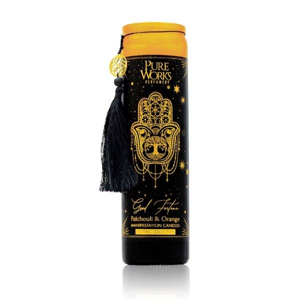 Svíčka 20,5cm/300g Patchouli+Pomeranč - Domácnost a úklid bytové dekorace, textilní doplňky