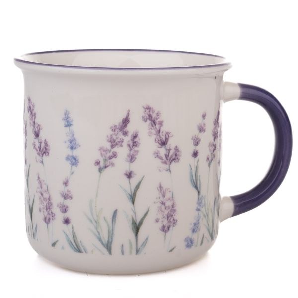 Hrnek 440ml Levandule, porcelán Hrnek 440ml Levandule, porcelán - Kuchyně stolování