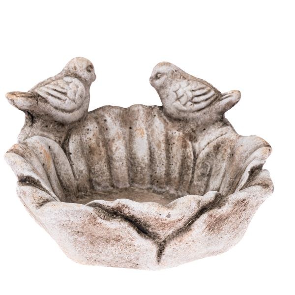 Pítko s ptáčky 18cm, beton