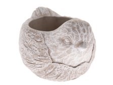 Květináč Ptáček 19cm, beton