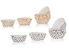 Košíček papírový 6x4,1cm/100ks Dots mix dekorů