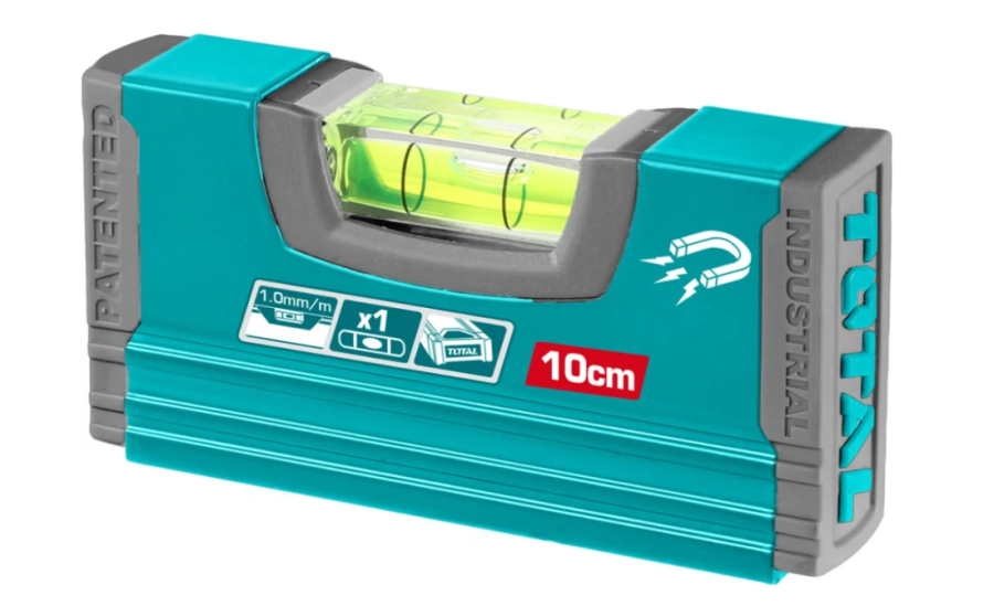 Vodováha 10cm/1libela magnetická TOTAL