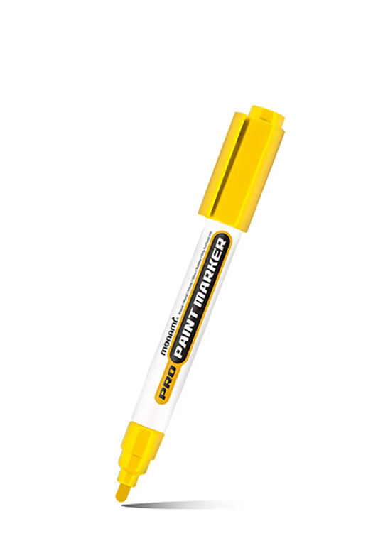 Popisovač žlutý 2mm Monami - Popisovače