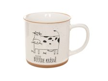Hrnek Kravička 530ml, keramika