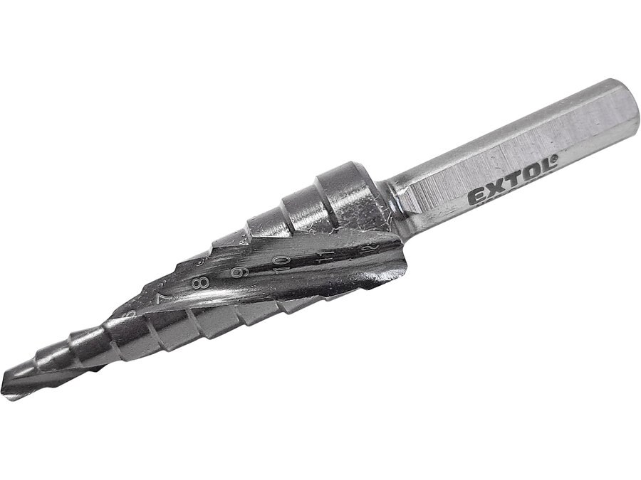 Vrták stup.3-12mm HSS-Co/nerez,ocel,slitina Extol Industrial Vrták stup.3-12mm HSS-Co/nerez,ocel,slitina Extol Industrial - Vrtáky, sekáče, dláta,korunky železo